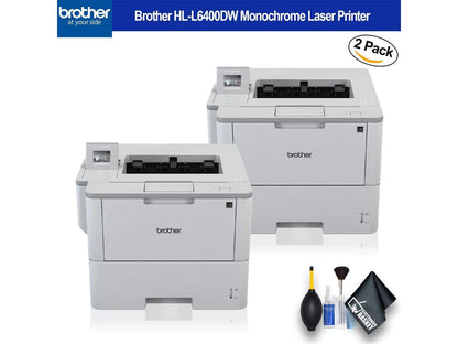 Brother Monochrome Laser Printer 2 - Pack Bundle