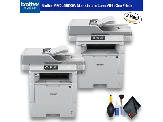 Brother Monochrome Laser All-in-One Printer 2 - Pack Bundle