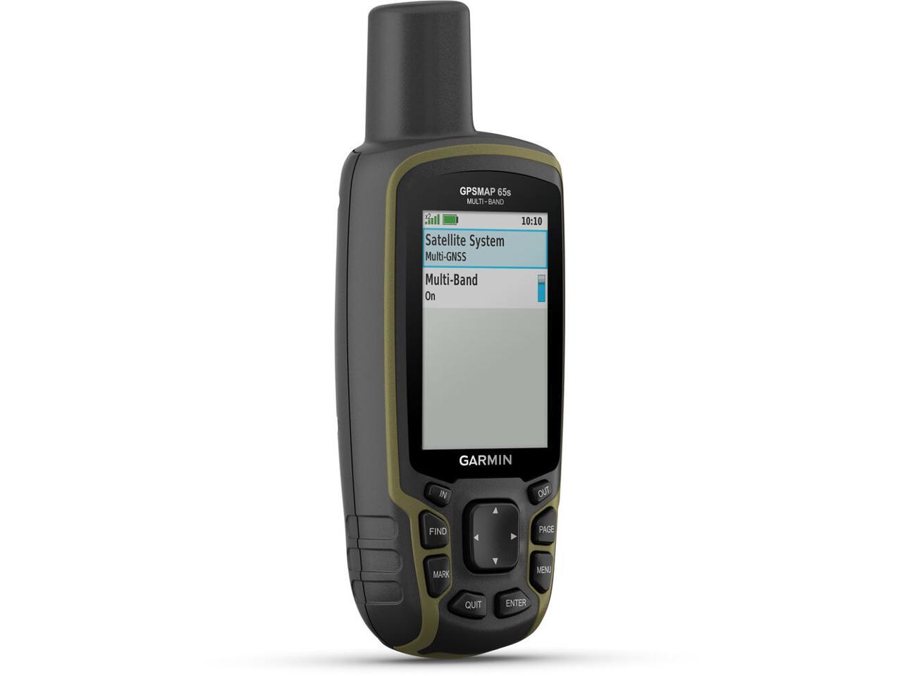 Garmin GPSMAP 65s, Multi-Band/Multi-GNSS Handheld with Sensors