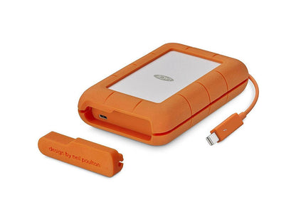 LACIE Rugged 4TB Thunderbolt USB-C Portable Drive Model STFS4000800