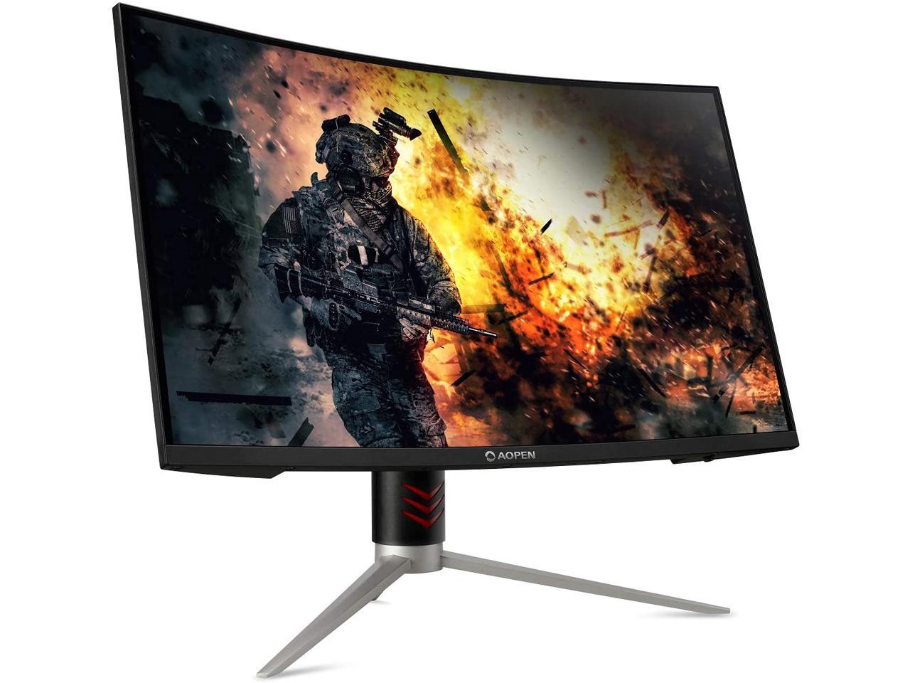 AOPEN 27HC2R 27" Curved Gaming Monitor 1920x1080 16:9 4ms AMD FreeSync