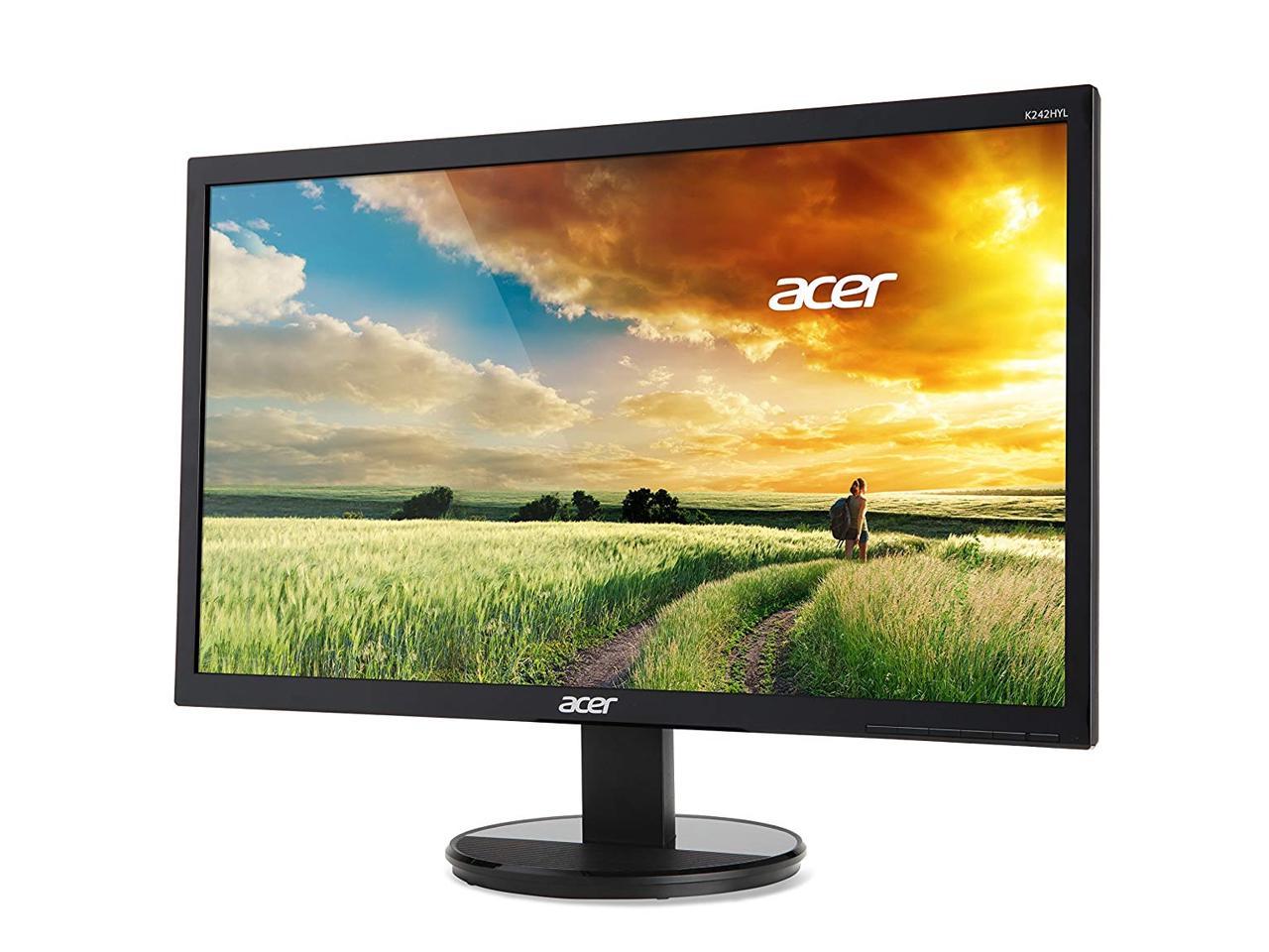 Acer K2 23.8" Widescreen Monitor Full HD 1920 x 1080 4ms GTG 60 Hz 250 Nit VA