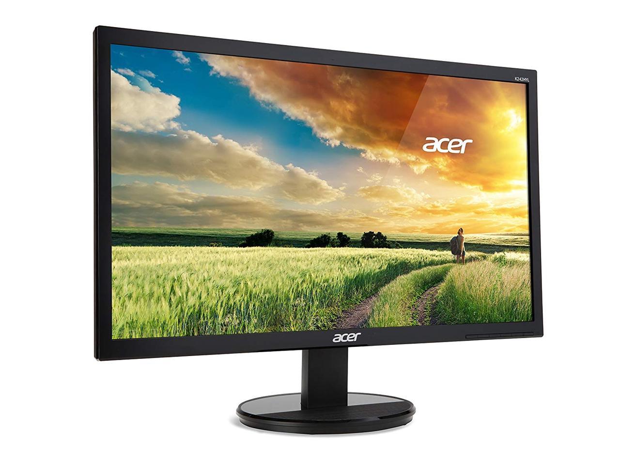 Acer K2 23.8" Widescreen Monitor Full HD 1920 x 1080 4ms GTG 60 Hz 250 Nit VA