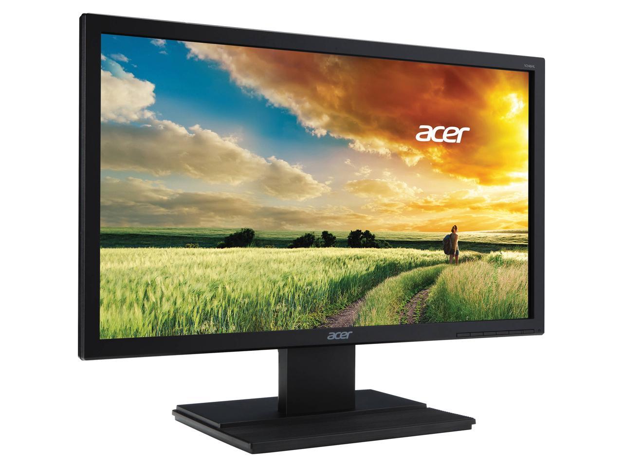 Acer V6 - 24" LED Display 5MS 3000:1 1920X1080 250CDM VGA DVI/HDCP BLK