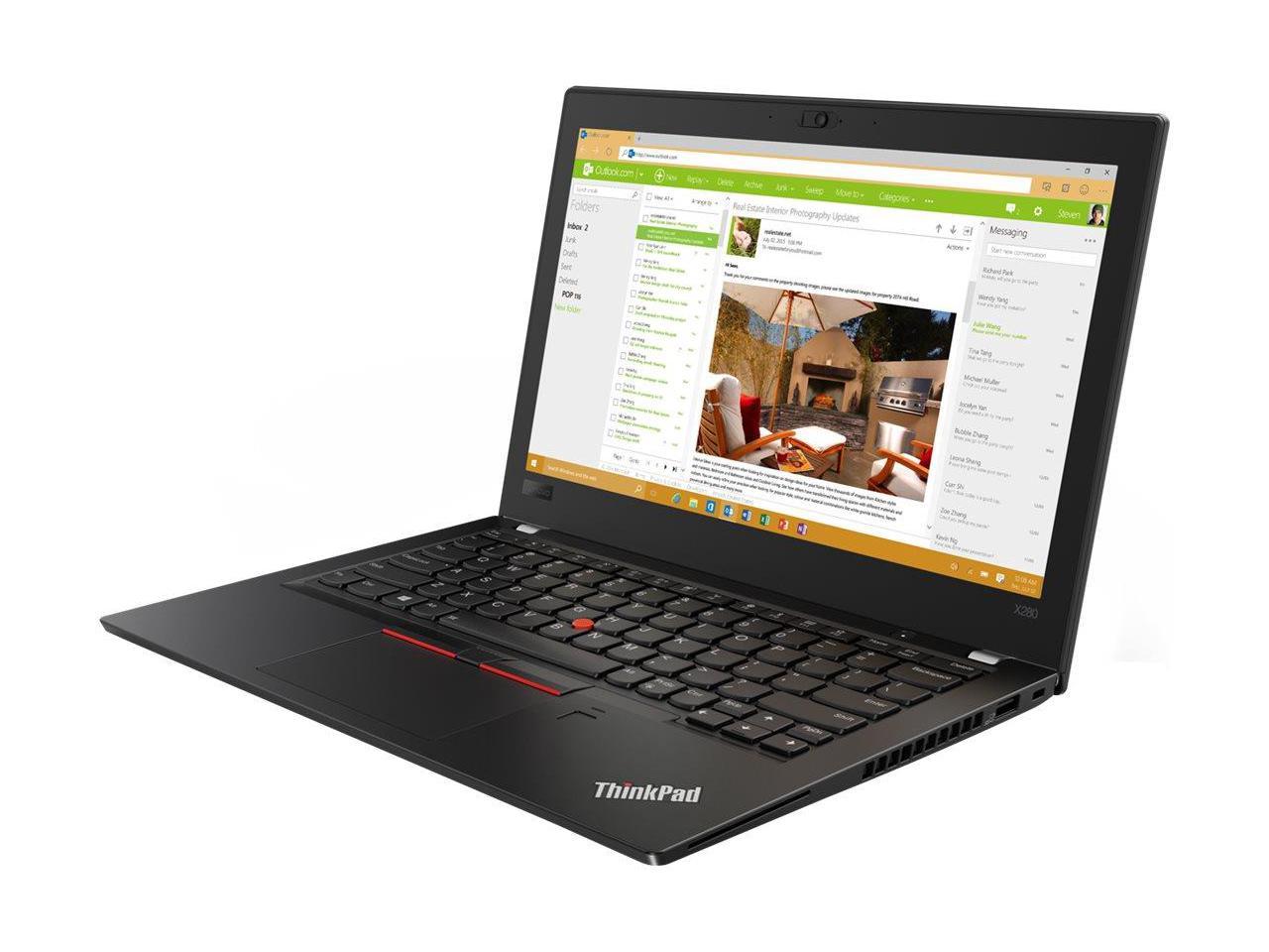 Lenovo 20KF0020US ThinkPad X280 12.5" Laptop I7-8550U 8GB 256GB SSD Win10 Pro
