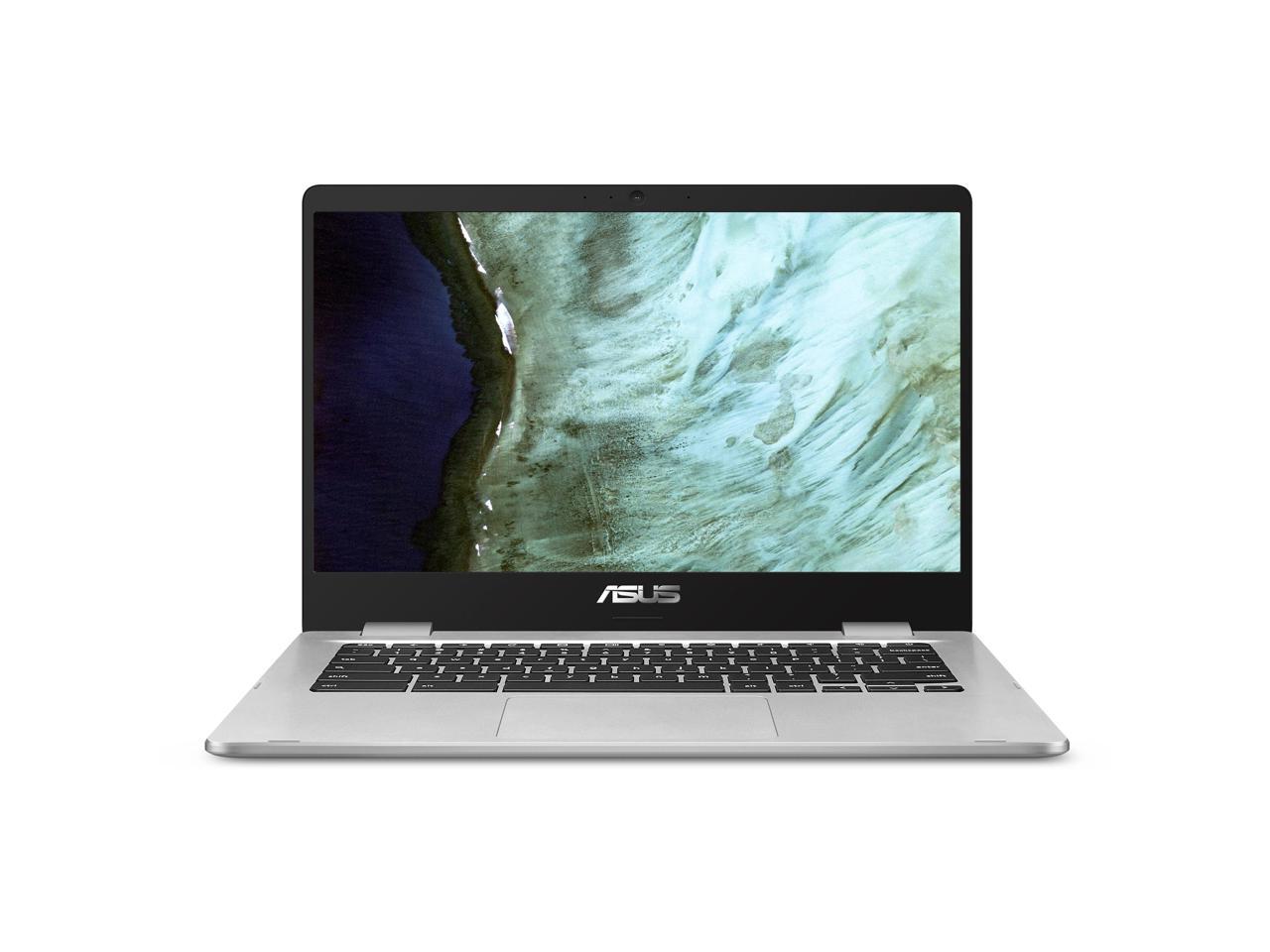 ASUS C424MA 14 4GB, 64GB Chromebook; 14" Full HD, Intel Celeron N4020, 4GB RAM, 64GB eMMC, Silver, Chrome OS, C424MA-WH44F