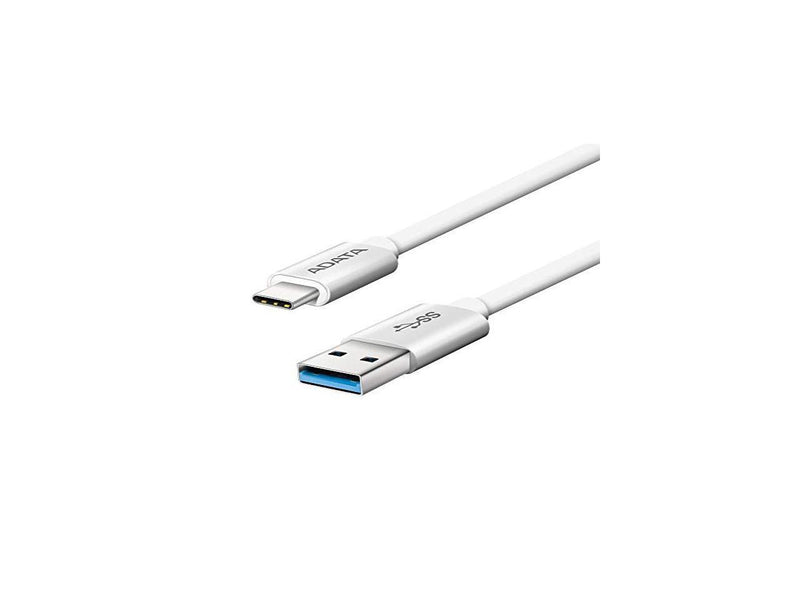 AData USB-C (Reversible) to USB-A 3.1 Cable - Silver - 100 cm