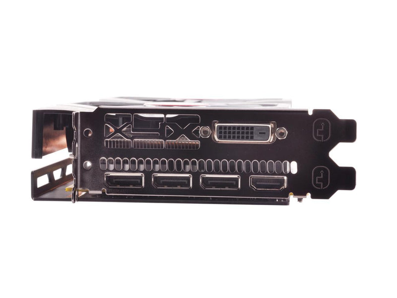 XFX GTS Black Edition RX 580 8GB OC+ 1425MHz RX-580P8DBD6 DDR5 3xDP HDMI DVI With XFX Custom Backplate