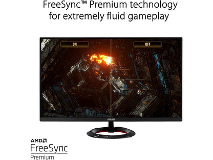 ASUS TUF Gaming 27â€? 1080P Monitor (VG279Q1R) - Full HD, IPS, 144Hz, 1ms, Extreme Low Motion Blur, Speaker, FreeSync™ Premium, Shadow Boost, VESA Mountable, DisplayPort, HDMI, Tilt Adjustable