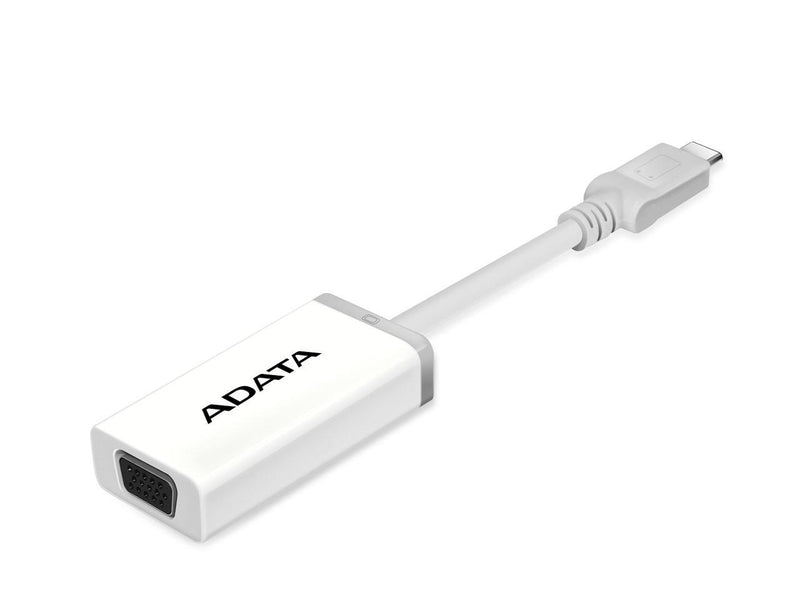 ADATA ACVGAPL-ADP-CWH USB-C to VGA Adapter White