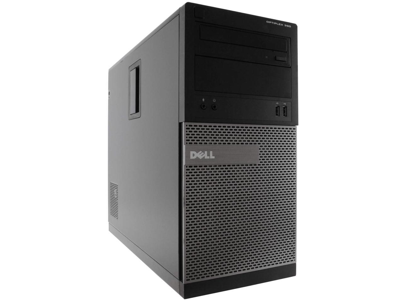 Dell Dell 390 Tower Computer PC, 3.20 GHz Intel i5 Quad Core Gen 2, 8GB DDR3 RAM, 500GB SATA Hard Drive, Windows 10 Home 64 bit (Grade B)