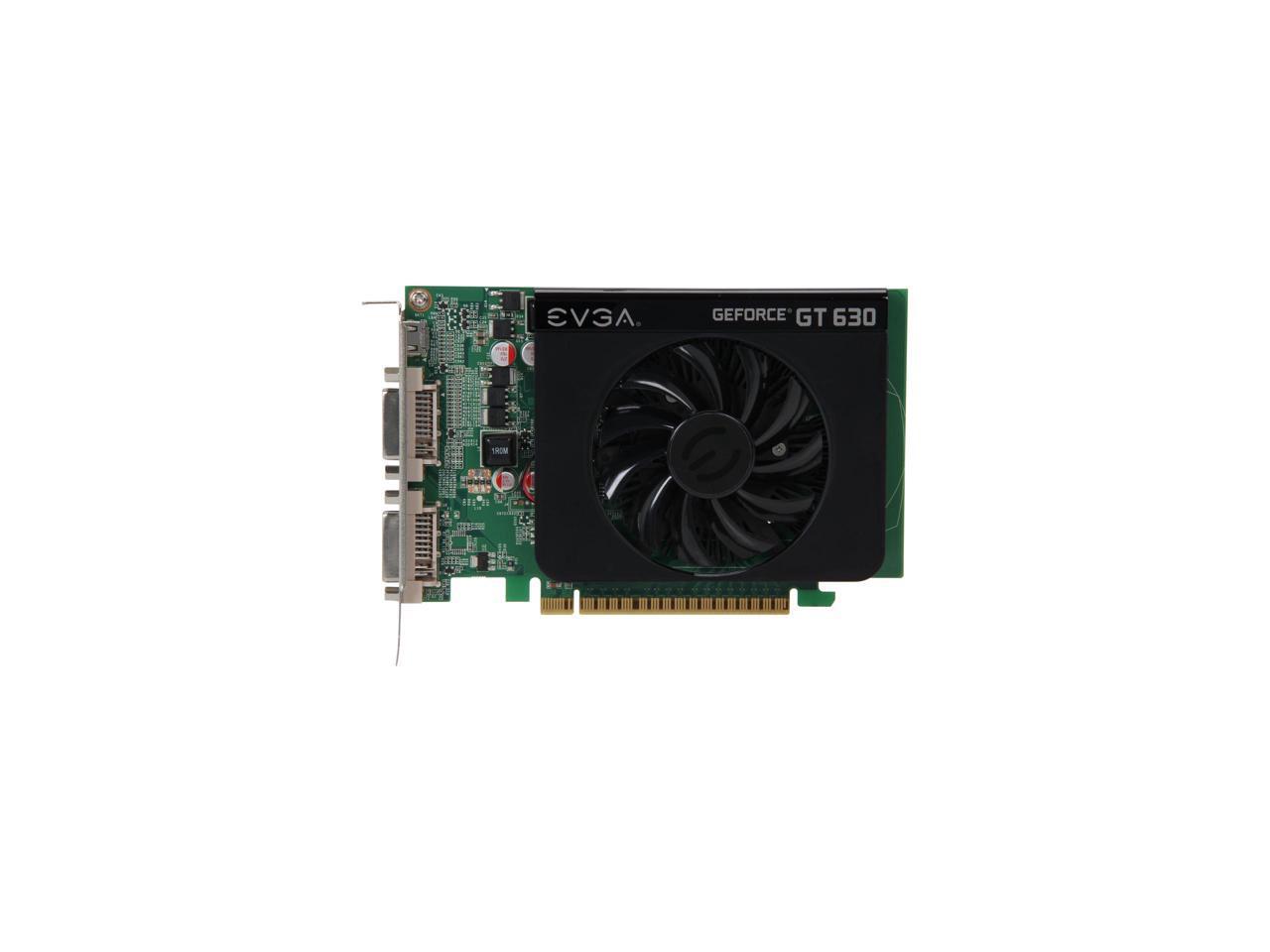 EVGA GeForce GT 630 DirectX 12 01G-P3-2631-KR 1GB 128-Bit DDR3 PCI Express 2.0 x16 HDCP Ready Video Card