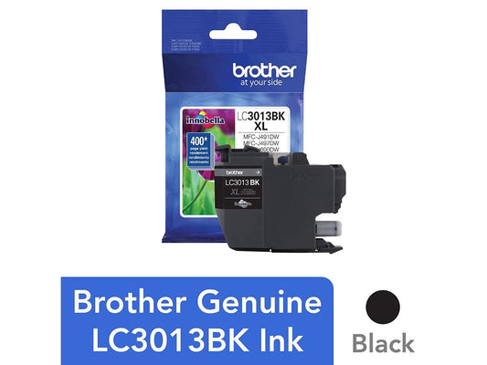 Brother LC3013BK Original Ink Cartridge Single Pack - Black - High Yield