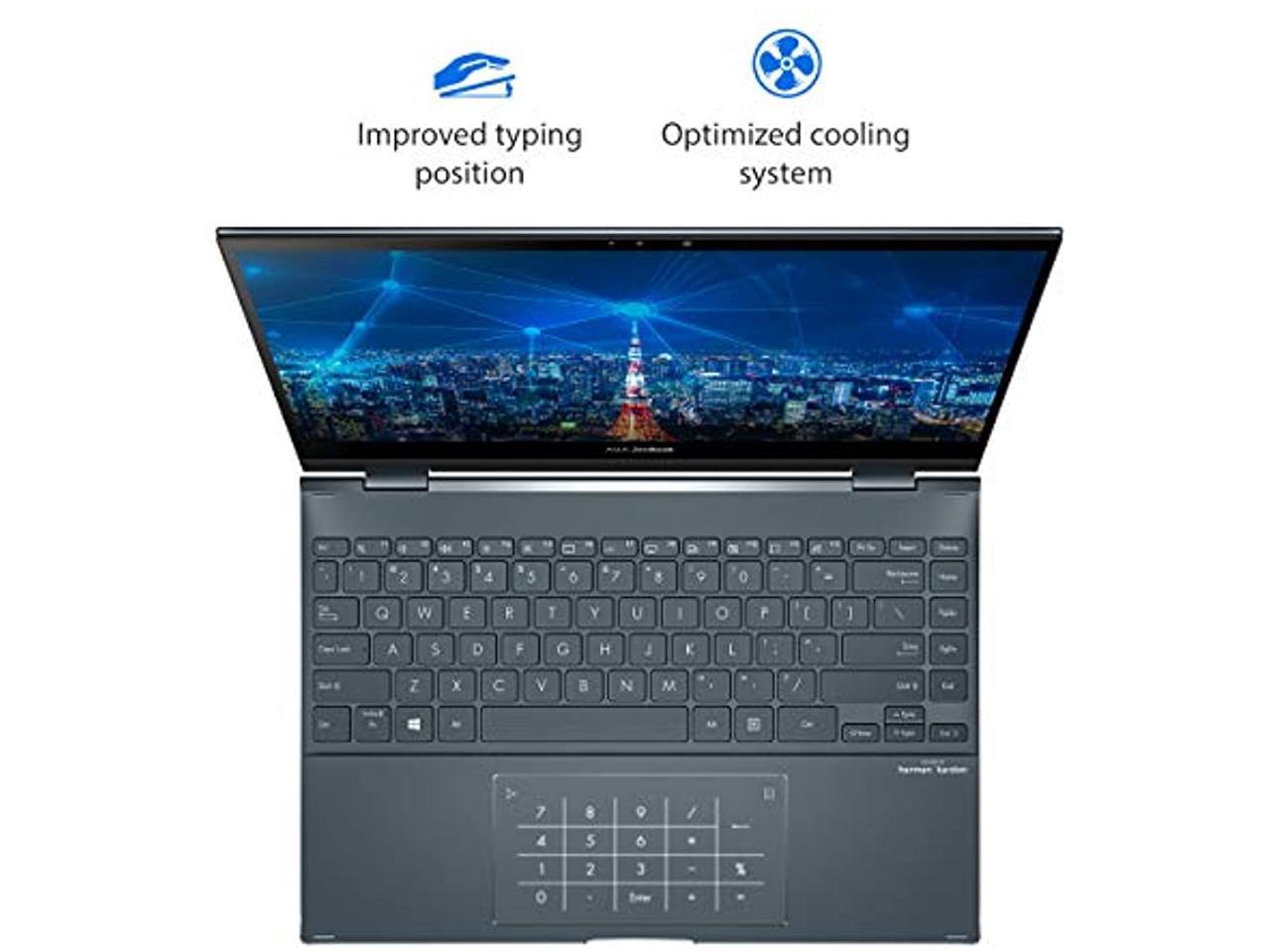 ASUS ZenBook Flip UX363JA-DB51T Intel Core i5 10th Gen 1035G1 (1.00 GHz) 8 GB Memory 512 GB PCIe SSD Intel UHD Graphics 13.3" Touchscreen 1920 x 1080 Convertible 2-in-1 Laptop Windows 10 Home 64-bit