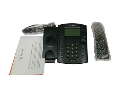 Polycom VVX 301 (2200-48350-019) Skype for Business Media Phones, PoE
