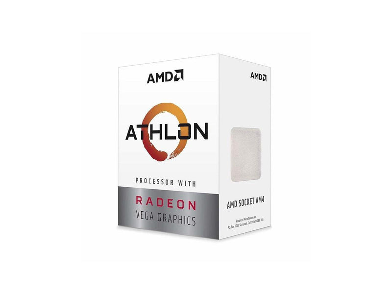 AMD Athlon 240GE 2-Core, 4-Thread, 3.5 GHz Base, Socket AM4 35W YD240GC6FBBOX