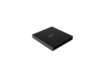 StarTech.com USB 3.0 to Slimline SATA ODD Enclosure for Blu-ray and DVD ROM Drives, Solid Aluminum (SLSODDU33B)