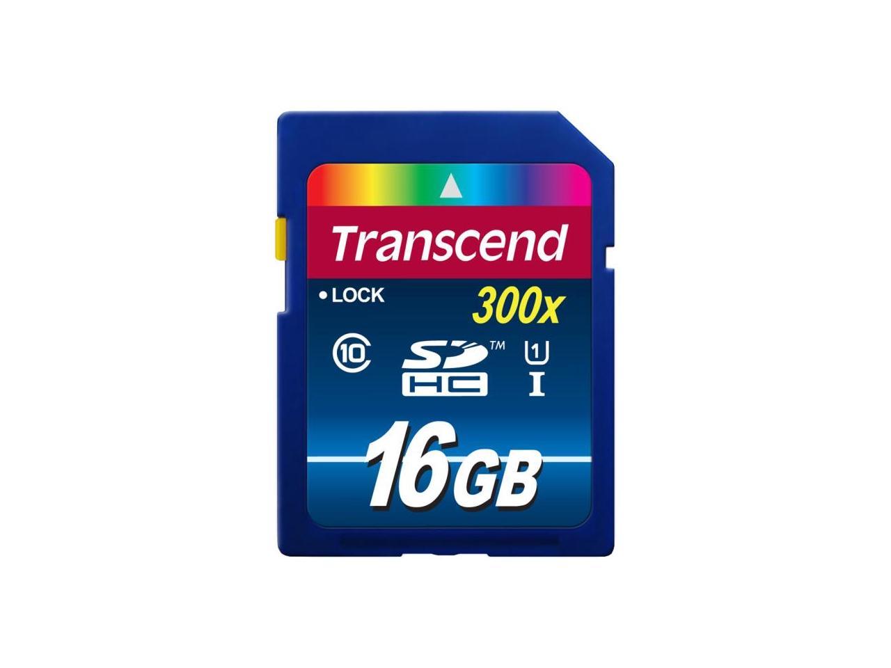 Transcend 16 GB Secure Digital High Capacity (SDHC) Flash Card