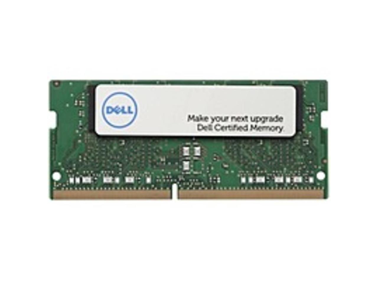 Dell 8GB DDR4 SDRAM Memory Module - For Notebook - 8 GB - DDR4-2400/PC4-19200 DDR4 SDRAM - CL15 - 1.20 V - Non-ECC - Unbuffered - 260-pin - SoDIMM