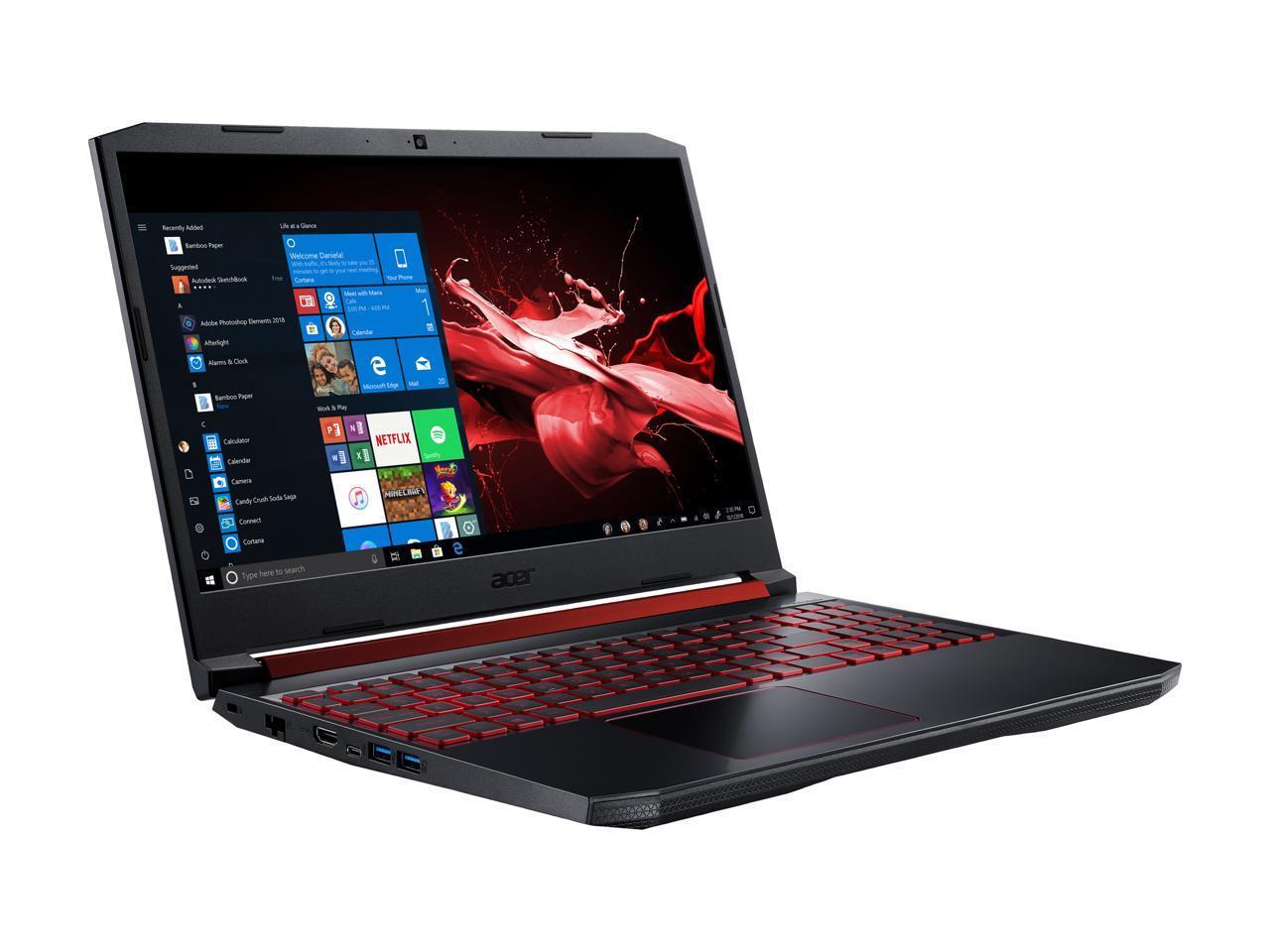 Newest Acer Nitro 5 15.6" IPS FHD 144Hz Premium Gaming Laptop, 9th Gen Intel Core i7-9750H, 20GB RAM, 1TB PCIe SSD Boot + 1TB HDD, NVIDIA GeForce RTX 2060 6GB GDDR6, Backlit Keyboard, Windows 10