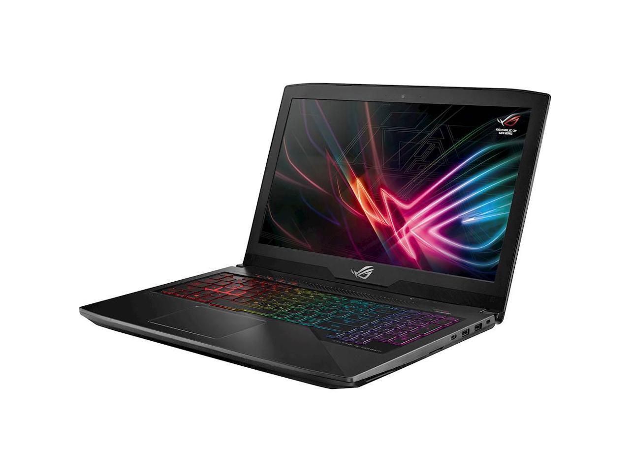 ASUS ROG Strix Thin & Light Gaming Laptop, 15.6â€? Full HD, Intel Core i7-7700HQ , NVIDIA GTX 1060 6GB Graphics, 16GB DDR4 RAM, 256GB NVMe SSD + 1TB FireCuda SSHD, RGB Backlight Keyboard,Windows 10 Home