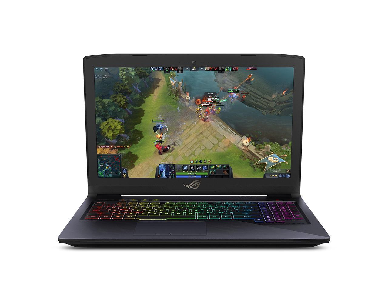 ASUS ROG Strix Thin & Light Gaming Laptop, 15.6â€? Full HD, Intel Core i7-7700HQ , NVIDIA GTX 1060 6GB Graphics, 16GB DDR4 RAM, 256GB NVMe SSD + 1TB FireCuda SSHD, RGB Backlight Keyboard,Windows 10 Home