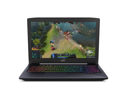 ASUS ROG Strix Thin & Light Gaming Laptop, 15.6â€? Full HD, Intel Core i7-7700HQ , NVIDIA GTX 1060 6GB Graphics, 16GB DDR4 RAM, 256GB NVMe SSD + 1TB FireCuda SSHD, RGB Backlight Keyboard,Windows 10 Home