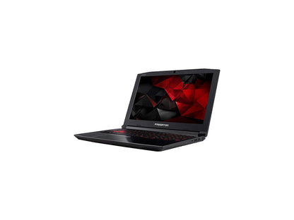 Acer Predator Helios 300 Gaming Laptop, 15.6" Full HD IPS, Intel i7-7700HQ CPU, 16GB DDR4 RAM, 256GB SSD, GeForce GTX 1060-6GB, VR Ready, Red Backlit KB, Metal Chassis, Windows 10 64-bit, G3-571-77QK