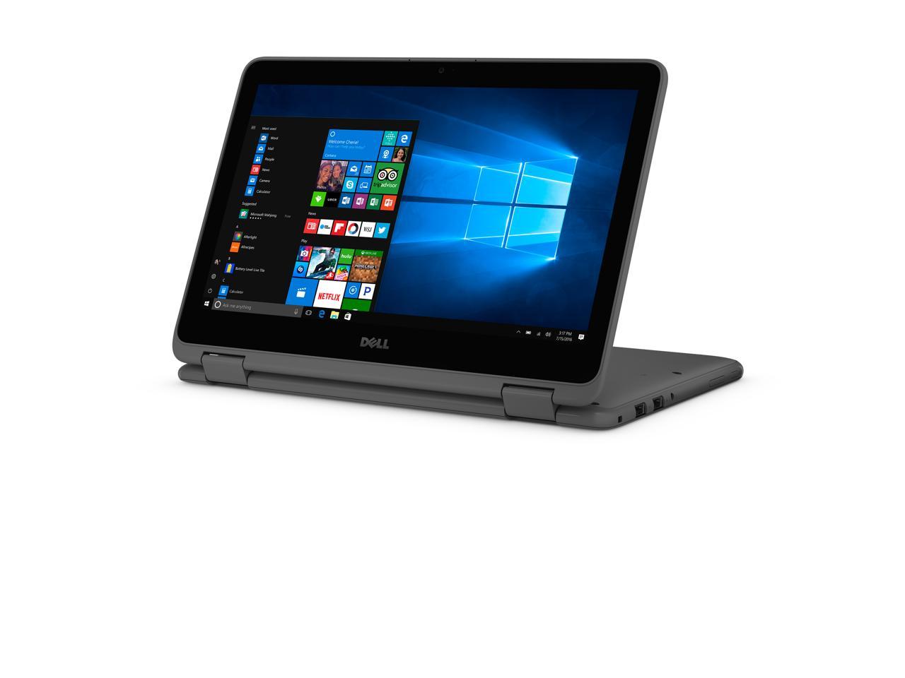 2018 Flagship Dell Inspiron 11.6" Business 2 in 1 HD Touchscreen Laptop/Tablet - AMD Dual-Core A9-9420e 8GB DDR4 256GB SSD AMD Radeon R5 MaxxAudio Bluetooth 802.11bgn HDMI HD Webcam USB 3.1 Windows 10