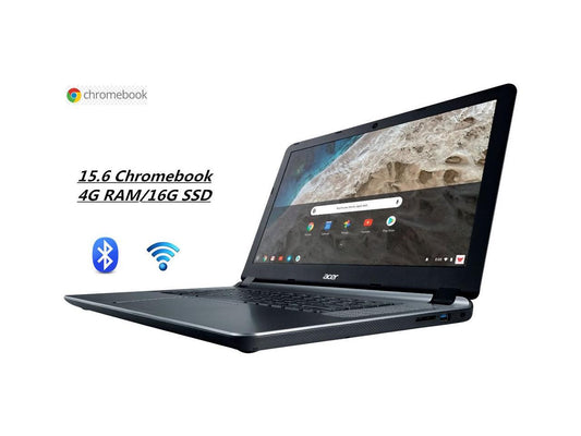 Newest Acer 15.6" Widescreen Chromebook | Intel Celeron N3060 Dual Core | 4G RAM|16G SSD|HDMI | USB 3.1 | HD Webcam | WiFi |Bluetooth 4.2|Expansion Slots| Google Chrome OS | Granite Gray