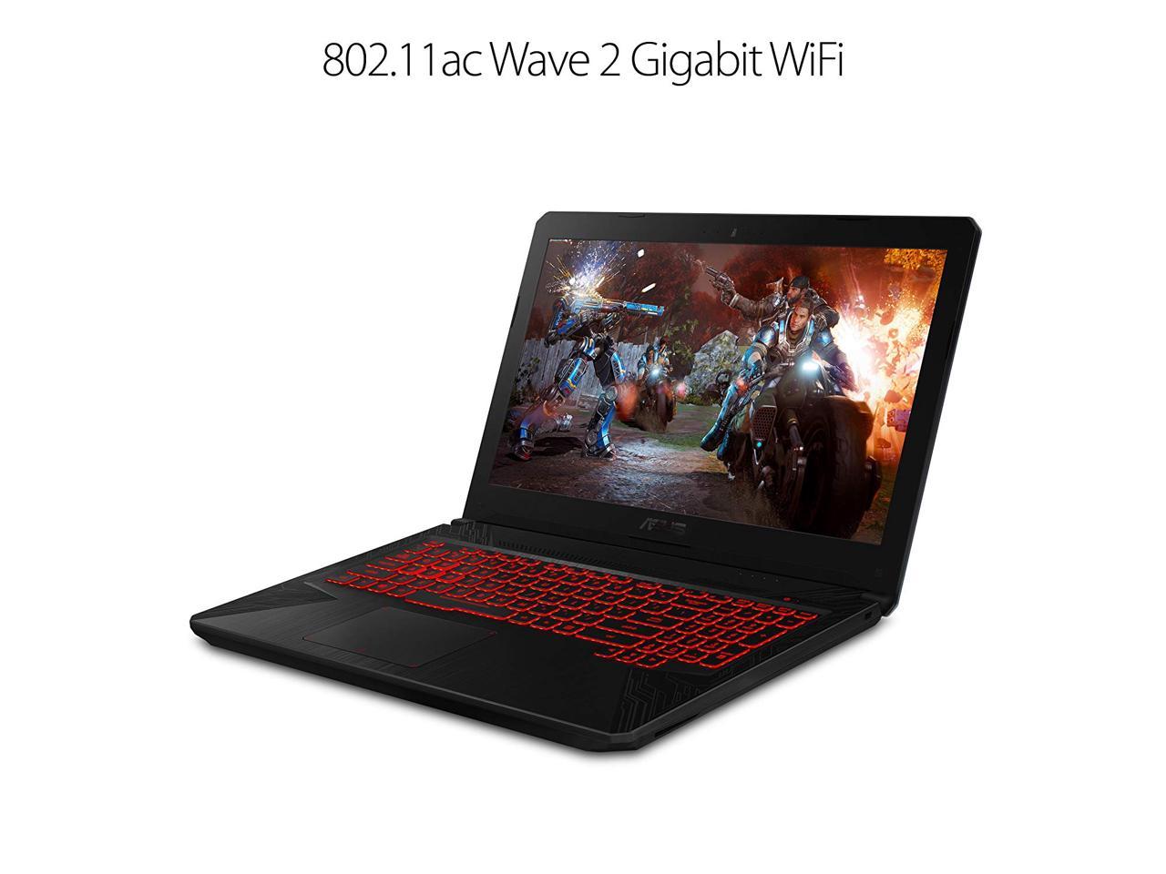 New ASUS TUF Powerful Gaming Laptop(16G High-frequency Memory/1TB SSD M.2+1TB HDD) |15.6 FHD Widescreen|Intel Six-Core i7-8750H | NVIDIA GeForce GTX 1060-6GB| HyperCool Tech |Backlit KB | Windows 10