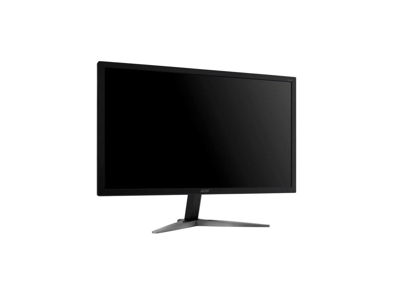 Acer KG281K 28" LCD Monitor - 16:9 - 1 ms - 3840 x 2160 - 1.07 Billion Colors - 330 Nit - 100,000,000:1 - 4K UHD - Speakers - HDMI - DisplayPort - Black - TCO, RoHS, MPR II