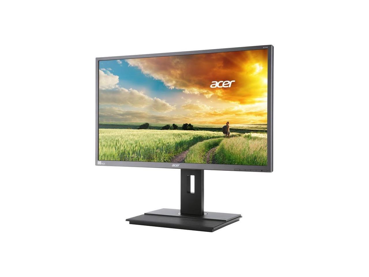 Acer B276HK Bymjdpprzx UM.HB6AA.B03 27" 4K UHD 3840 x 2160 (4K) 5 ms GTG DVI, HDMI, DisplayPort Built-in Speakers LCD/LED Monitor