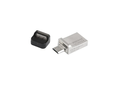 32GB Transcend Jetflash 880S OTG USB3.0 Flash Drive - Silver Edition