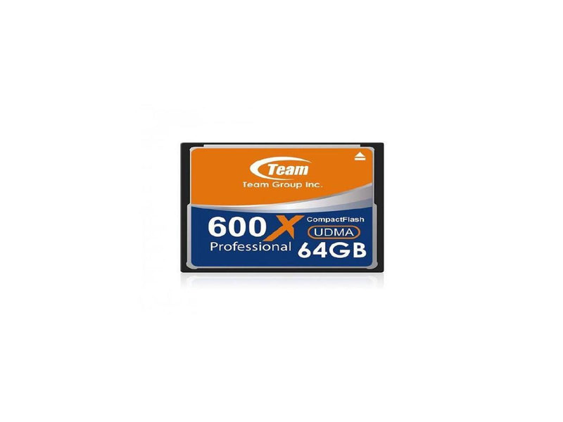Team 64GB 600X UDMA CF CompactFlash Memory Card