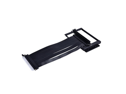 LIAN LI O11D-1X-4 Premium PCI-E 4.0 Black Extender Riser Cable 200mm and Cover Bracket for PC-O11D and PC-O11AIR