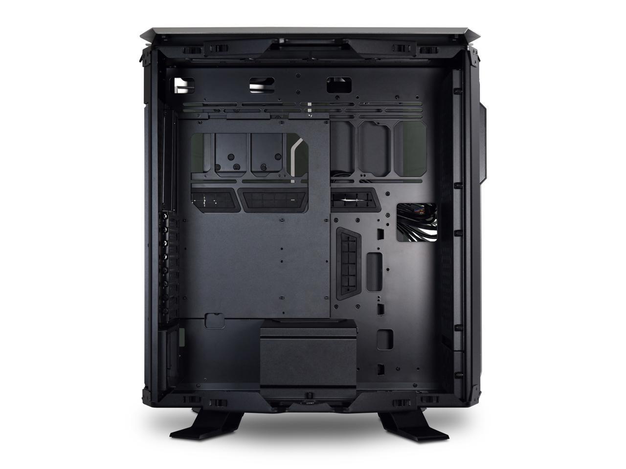 LIAN LI Odyssey X Black Tempered Glass on the Left and Right Sides, Aluminum Full Tower Gaming Computer Case - TR-01X