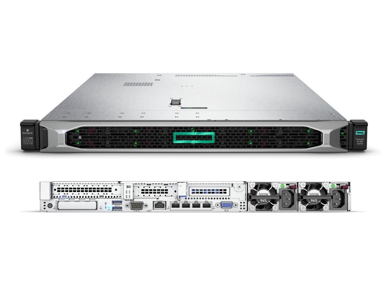 HPE ProLiant DL360 G10 Rack 8SFF 500W PS Performance Server Intel Xeon Scalable 16GB DDR4 P06453-B21