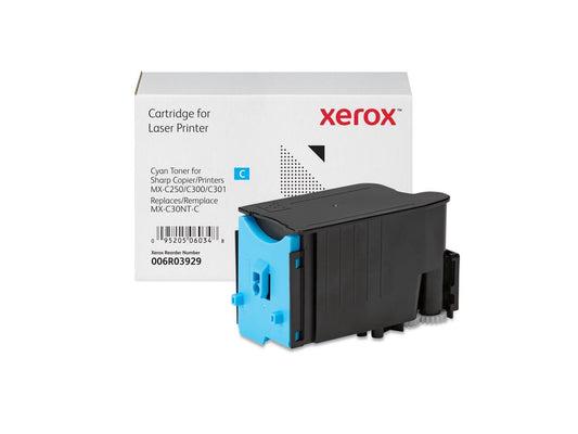 Xerox 006R03929 Compatible Toner Cartridge Replaces Sharp MXC30NTC Cyan