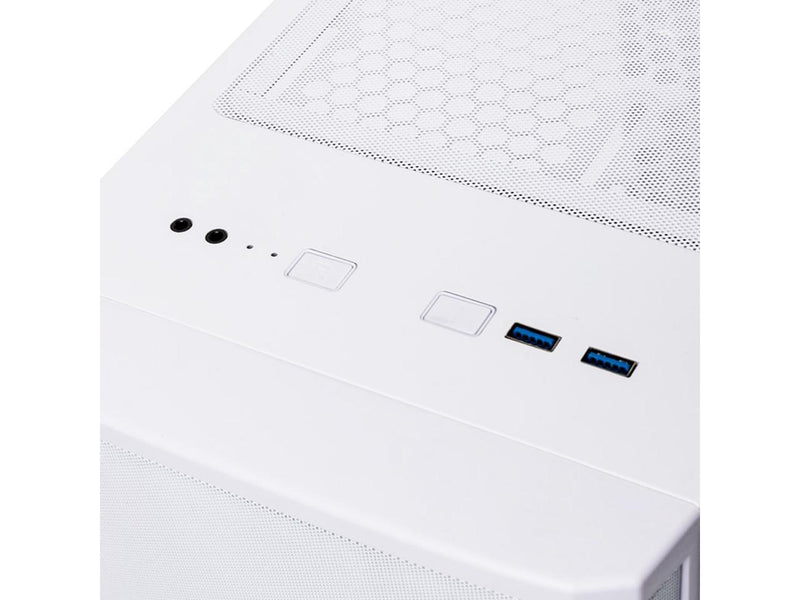 BitFenix Nova Mesh TG White Case RGB Edition BFC-NVM-300-WWGKW-4R EATX/ATX/Micro ATX/Mini ITX Tempered Glass/AURA SYNC