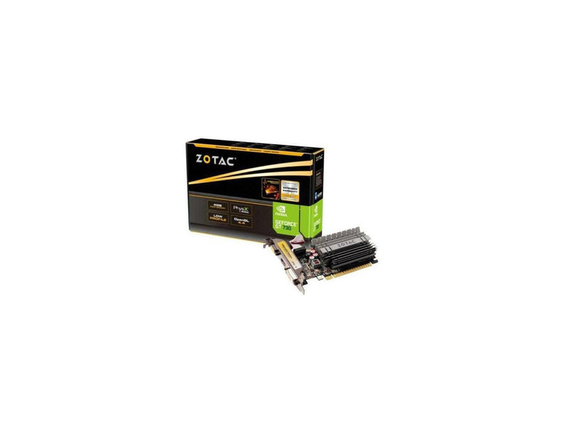 ZOTAC NVIDIA GeForce GT 730 4GB DDR3 VGA/DVI/HDMI Low Profile PCI-E Video Card