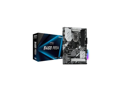 ASRock B460 PRO4 LGA 1200 Intel B460 SATA 6Gb/s ATX Intel Motherboard