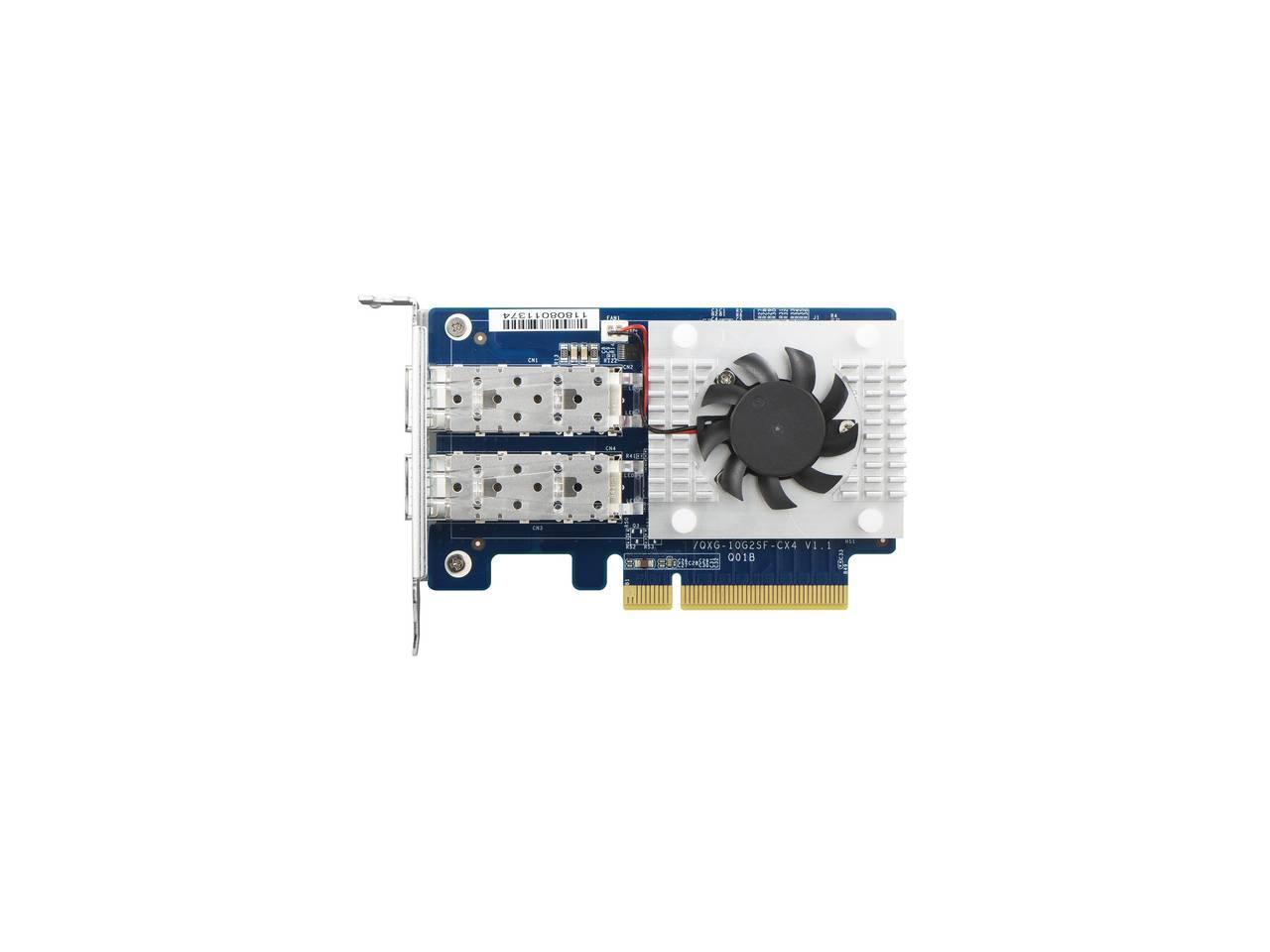 QNAP QXG-10G2SF-CX4 10Gigabit Ethernet Card
