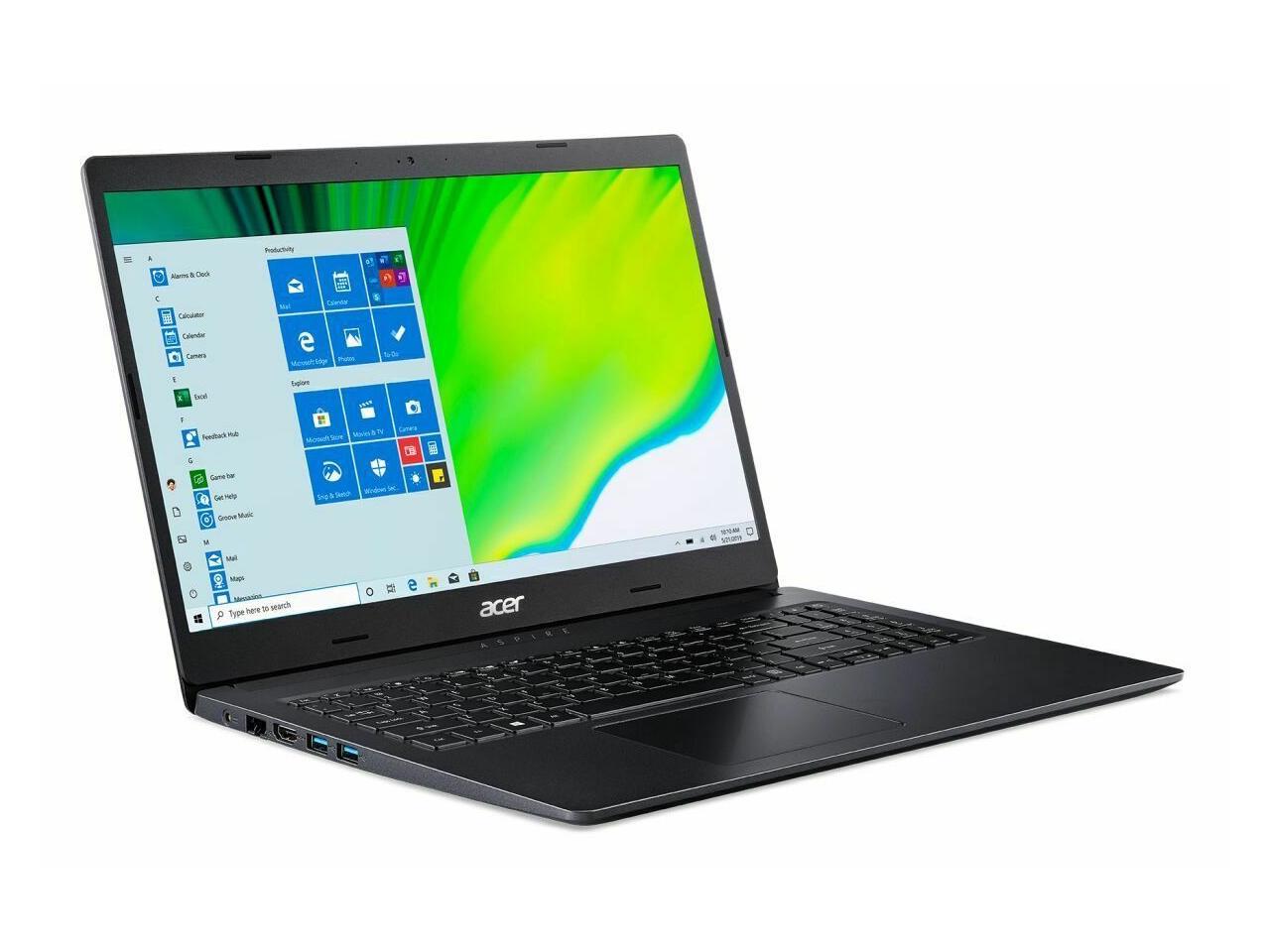 Acer Aspire 3 15.6" Laptop AMD Athlon 3020E 4GB DDR4 128GB SSD Windows 10