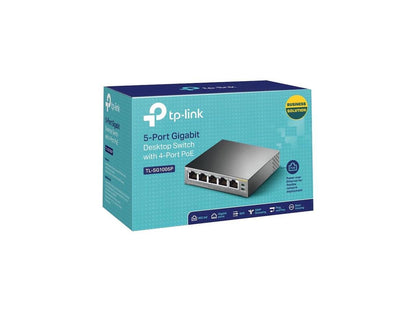 TP-LINK 5-Port Gigabit Desktop Switch with 4-Port PoE (tl-sg1005p) (tlsg1005p)