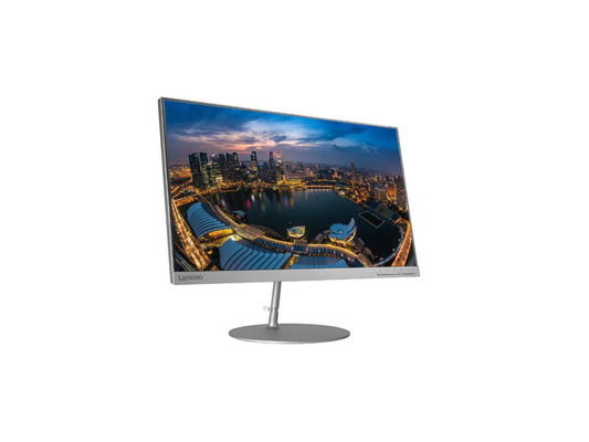 Lenovo L24q 24" (Actual size 23.8") QHD 2560 x 1440 2K Resolution 4ms HDMI DisplayPort Flicker-Free Technology TUV Eye Comfort Certification Infinity Screen Anti-Glare LED Backlit IPS Monitor