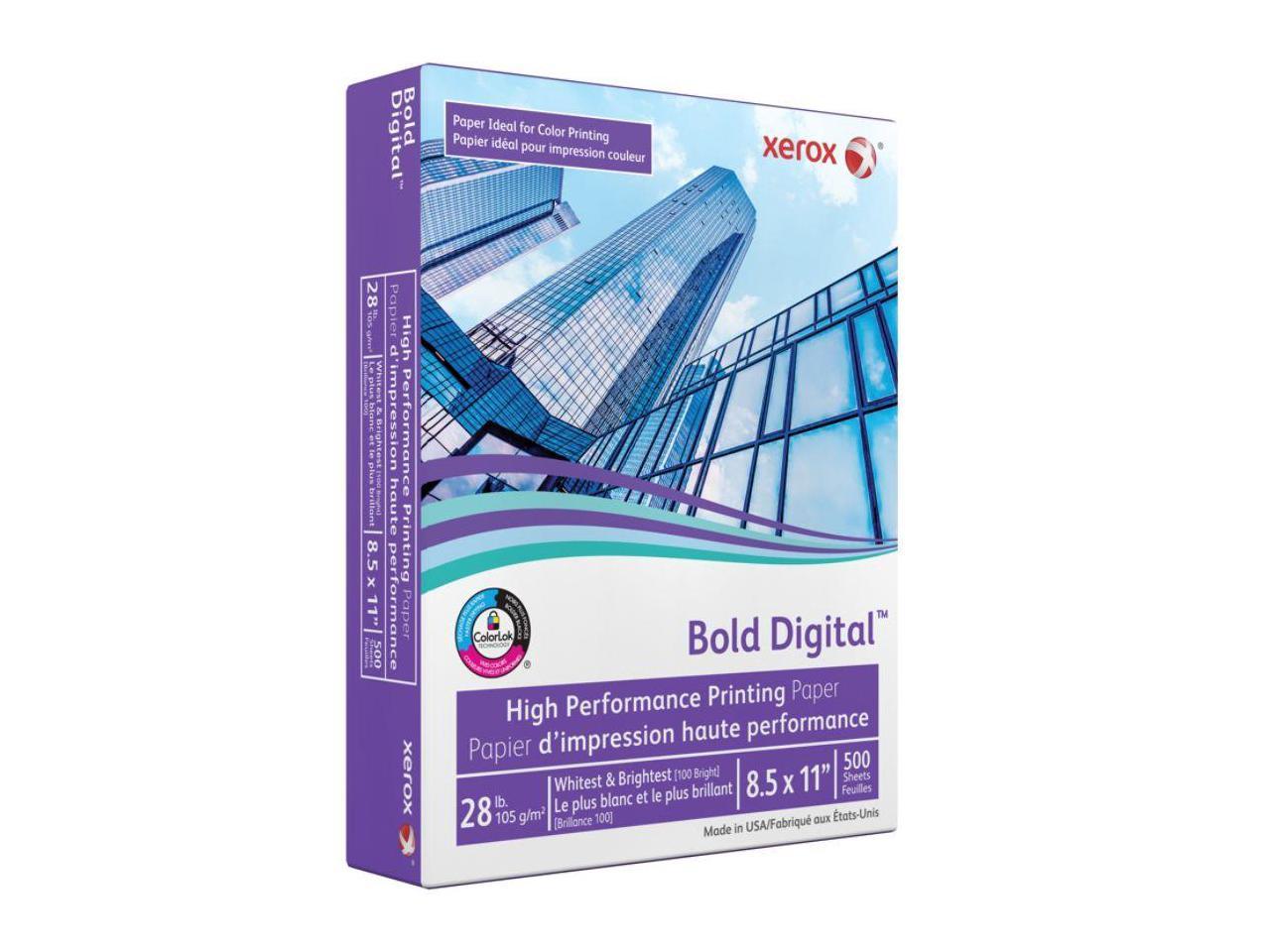 Bold Digital Printing Paper 8 1/2 x 11 White 500 Sheets/RM