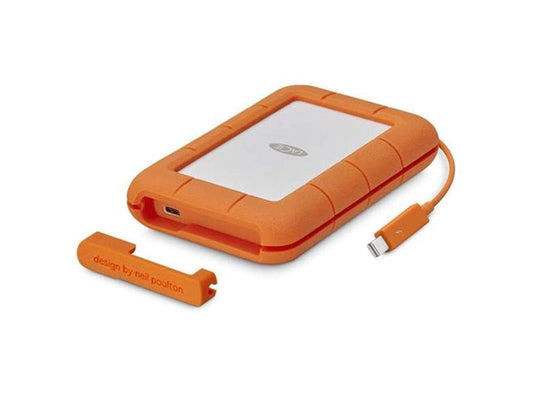 LaCie 4TB Rugged Portable Drive Thunderbolt USB-C Model STFS4000400
