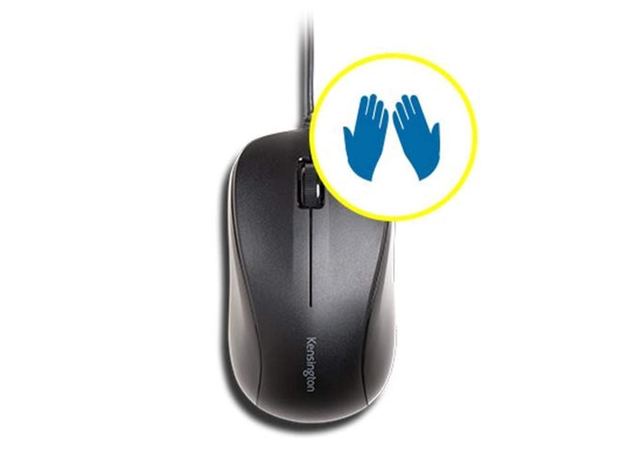 Kensington K74531WW Black 3 Buttons USB Wired Optical 1000 dpi Mouse