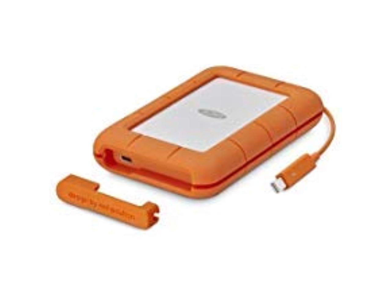 LaCie 5TB Rugged Portable Drive Thunderbolt USB-C Model STFS5000400